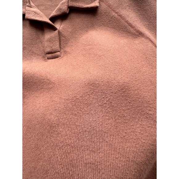 Lot of 2 KOTN Size S Cotton Tops - Fitted Jersey T-Shirt & Long Sleeve Cozy Polo - Picture 6 of 16